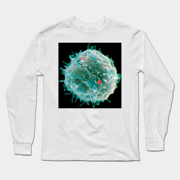 Stem cell, SEM (G442/0451) Long Sleeve T-Shirt by SciencePhoto